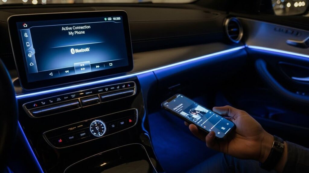 como conectar o celular no carro via bluetooth​