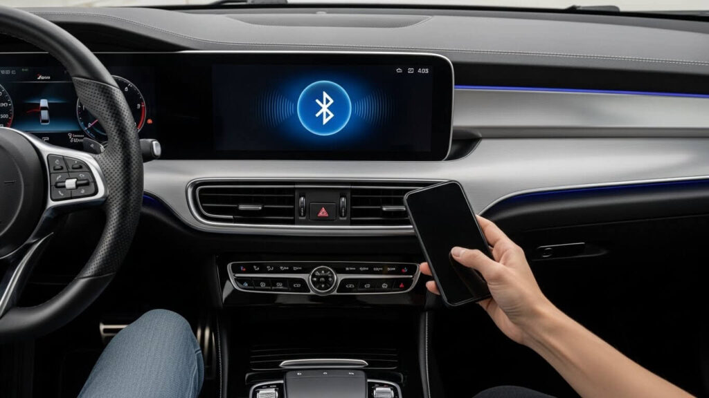 como conectar o celular no carro via bluetooth​