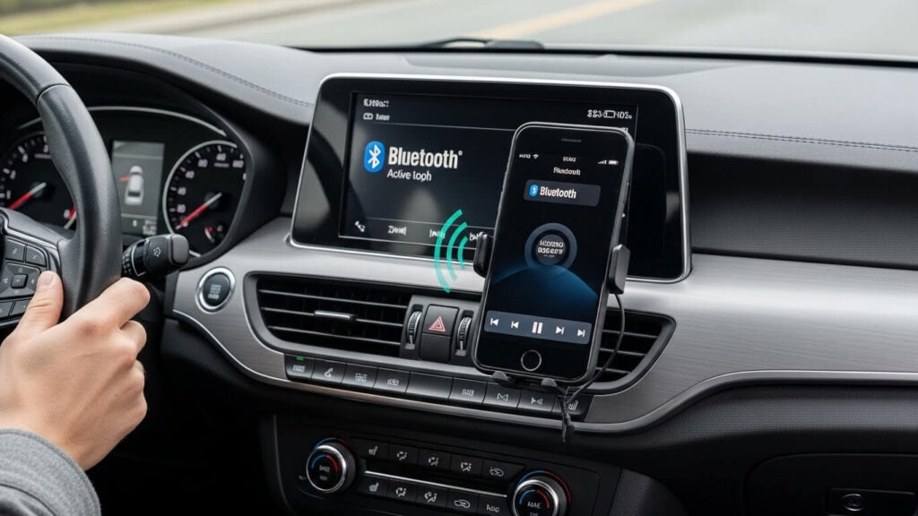 como conectar o celular no som do carro