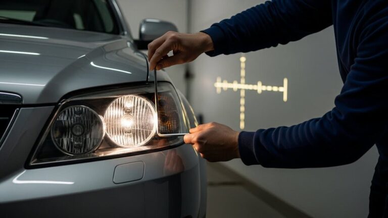 como regular farol de carro