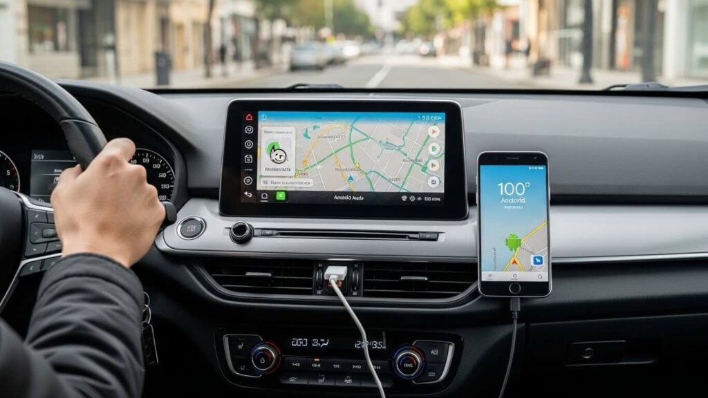 conectar waze no carro