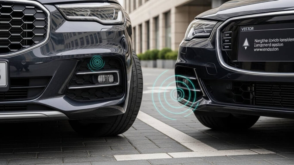 sensor de estacionamento dianteiro