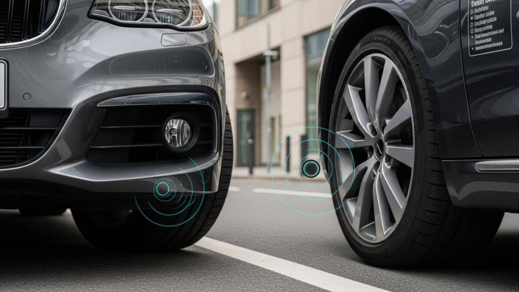 sensor de estacionamento dianteiro