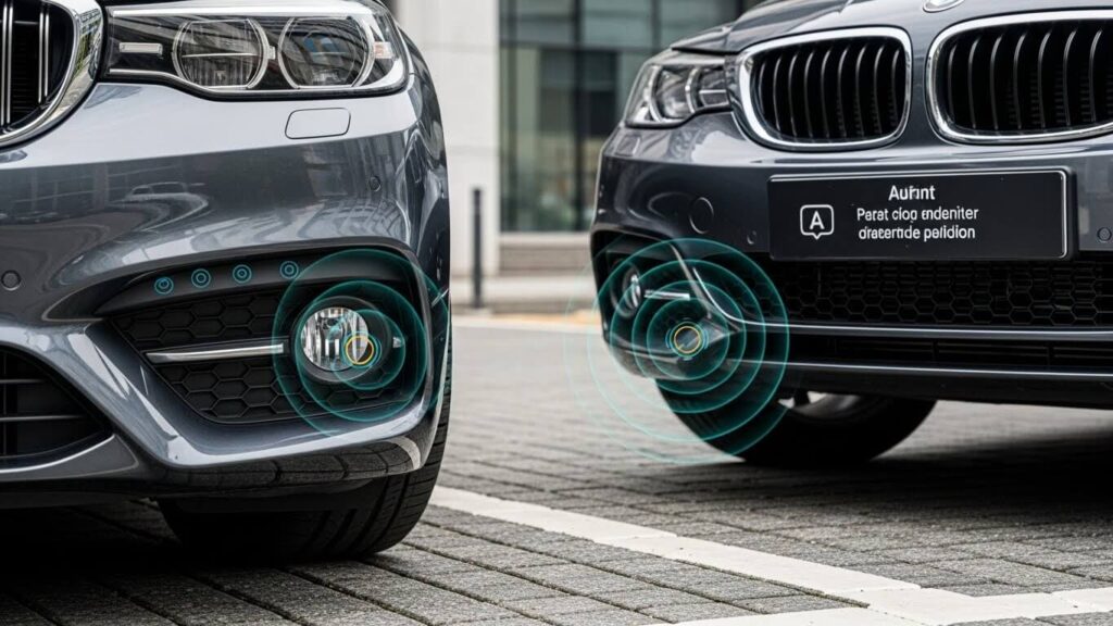 sensor de estacionamento dianteiro