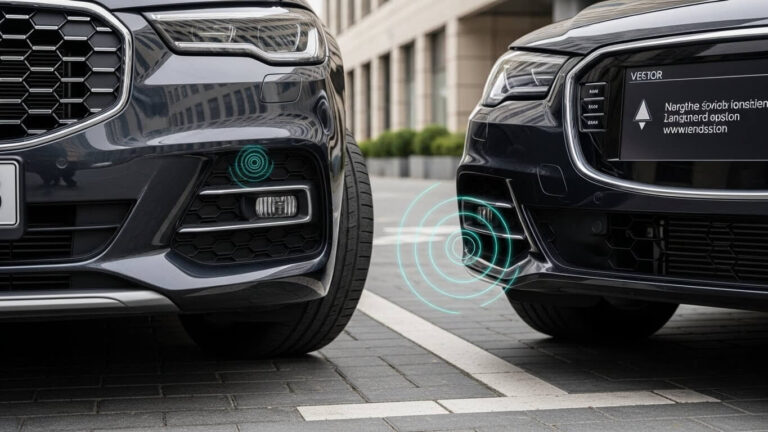 sensor de estacionamento dianteiro