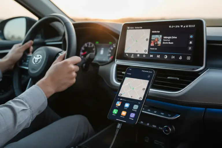 android auto conectado carro thumb