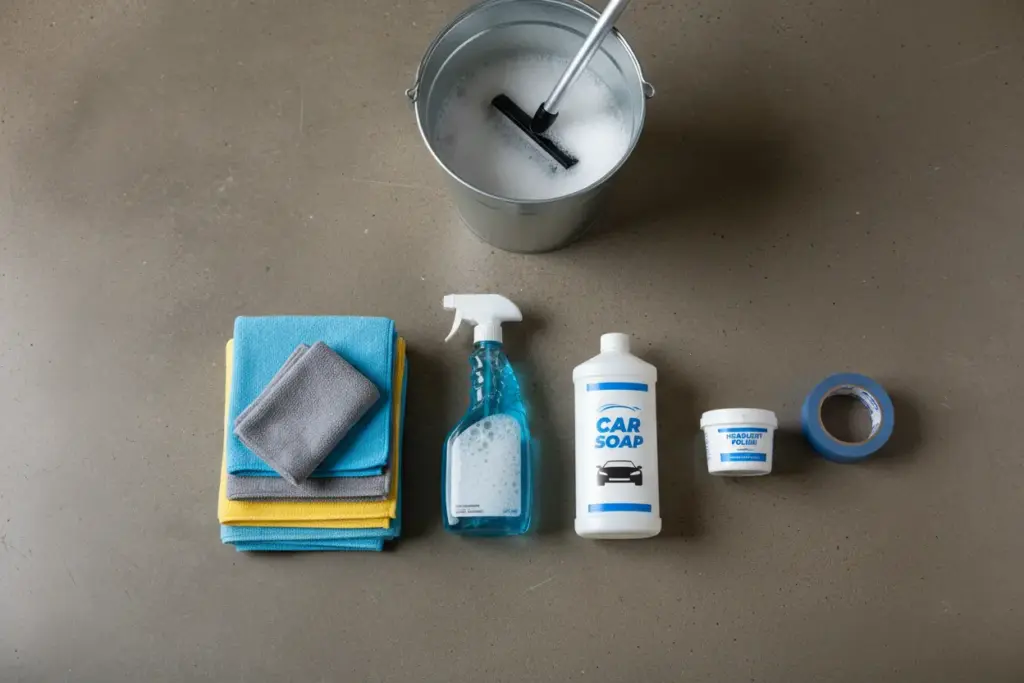 Lista de materiais essenciais para limpar lanternas