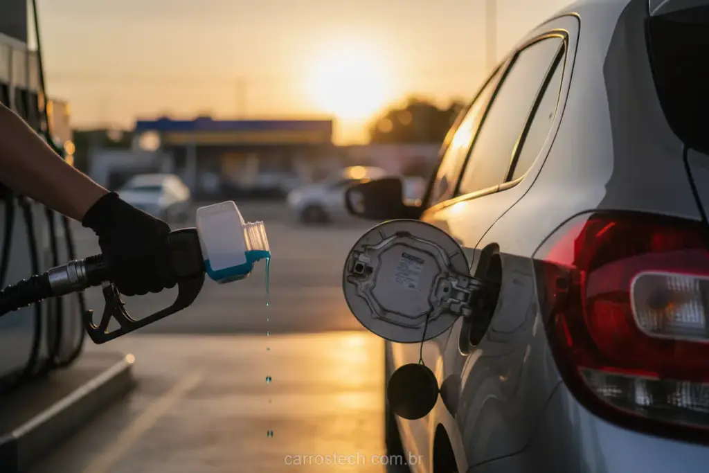 Aditivo no tanque para limpeza da injeção