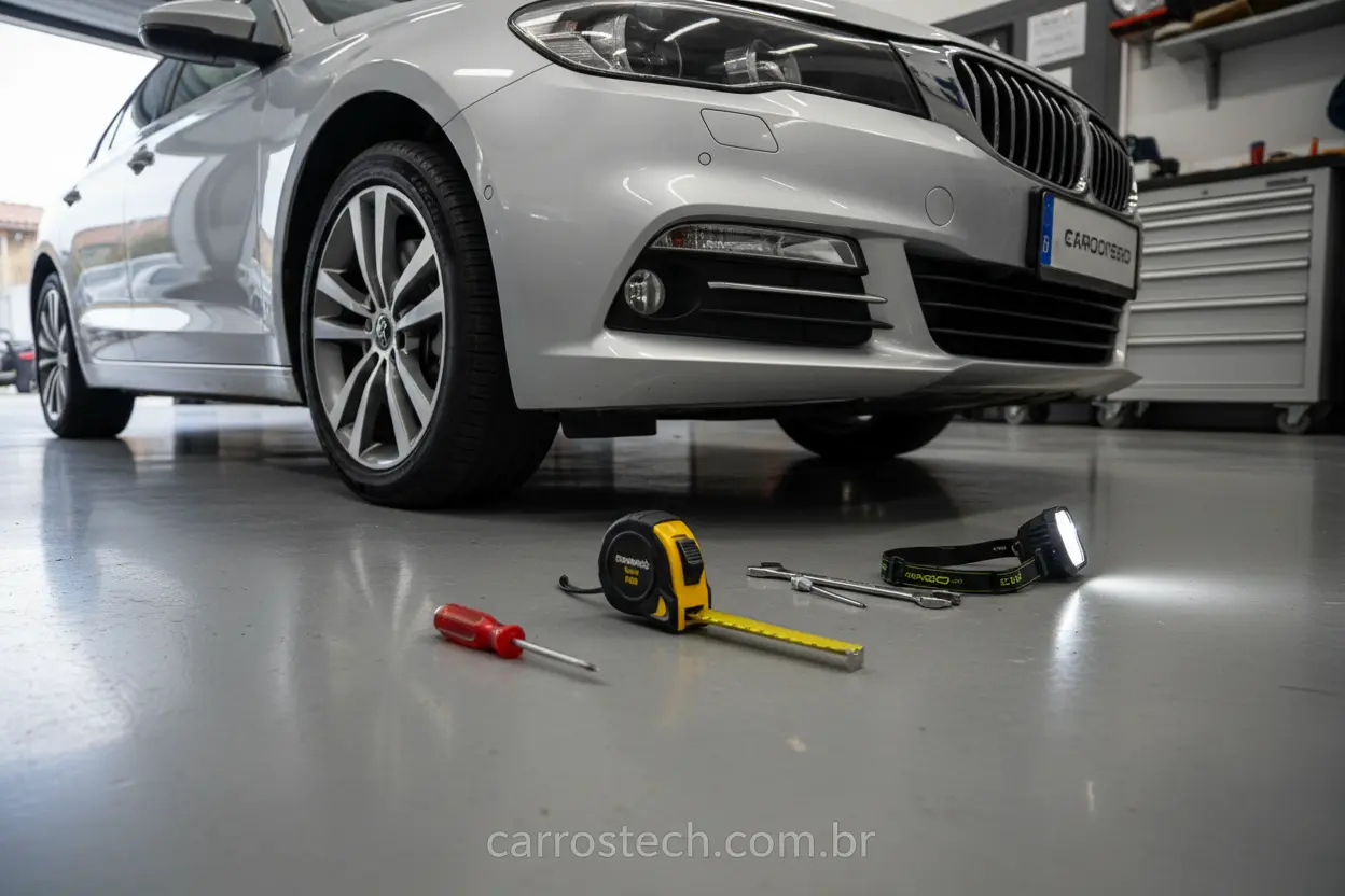 Ferramentas automotivas para ajuste de iluminação.