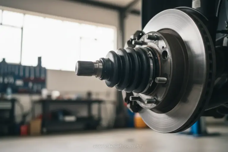 Homocinética do carro, componente de transmissão.