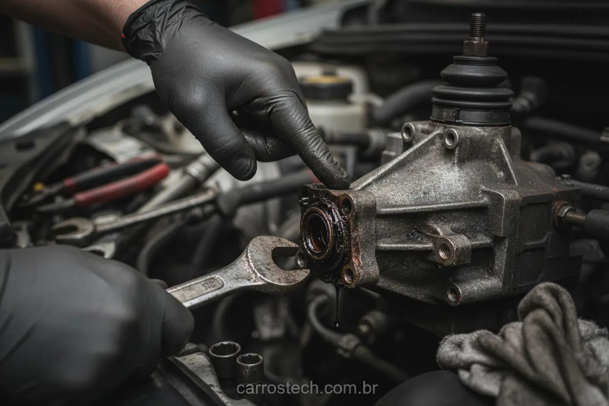 Sinais de problemas na direção do carro