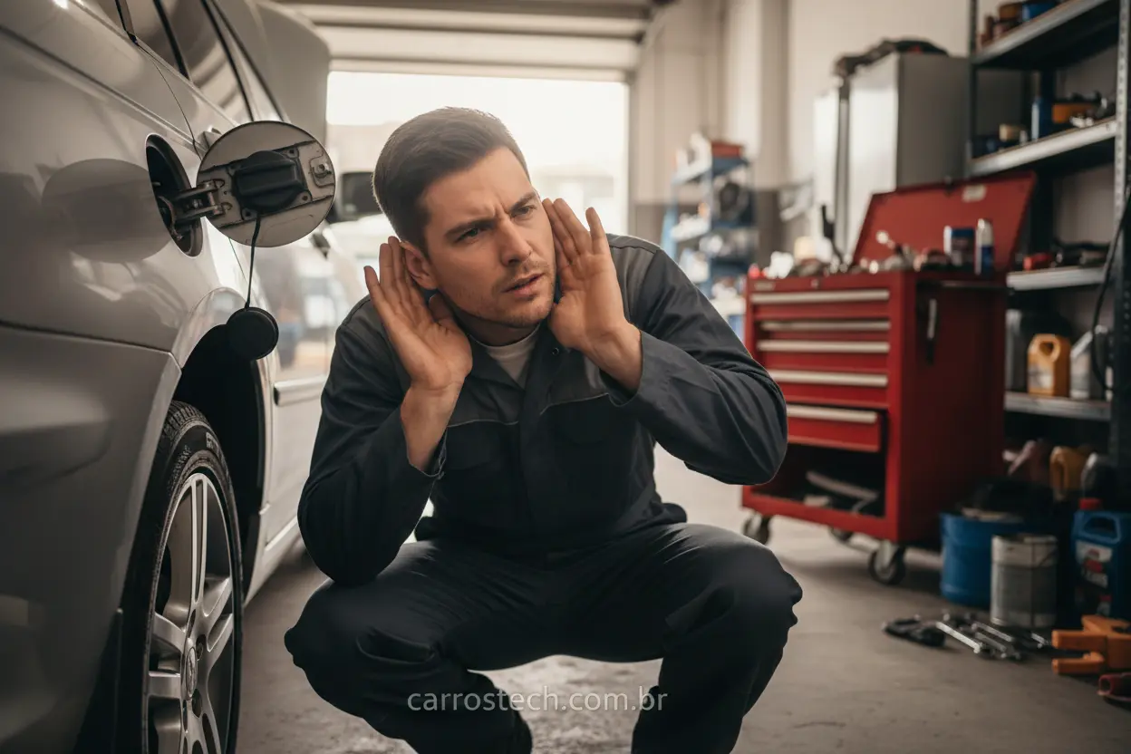 Como saber se a bomba de gasolina queimou testando o som