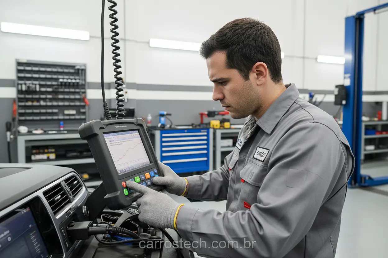 Scanner automotivo para diagnóstico da injeção eletrônica