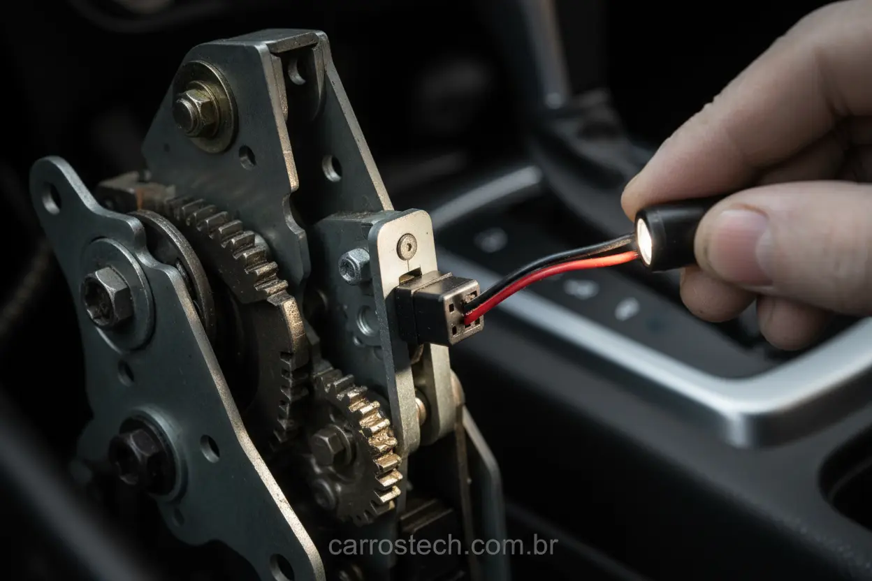 Sensor do Freio de Mão com Problema Sensor do freio de mão com defeito